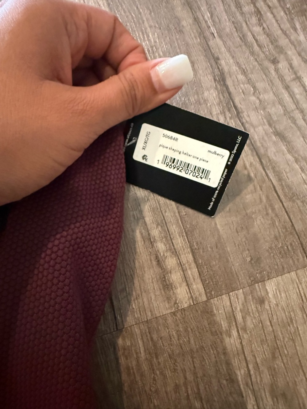 Spanx Women's One Piece Swimsuit In A Rich Mulberry - Picture 4 of 8